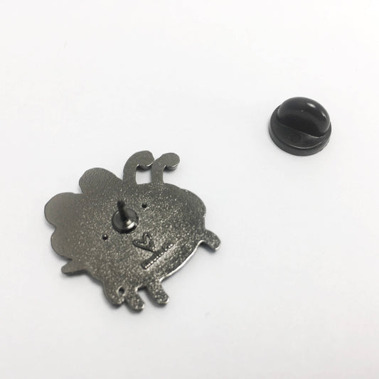 Glitter Bee - Cloisonné Hard Enamel Pin 1"