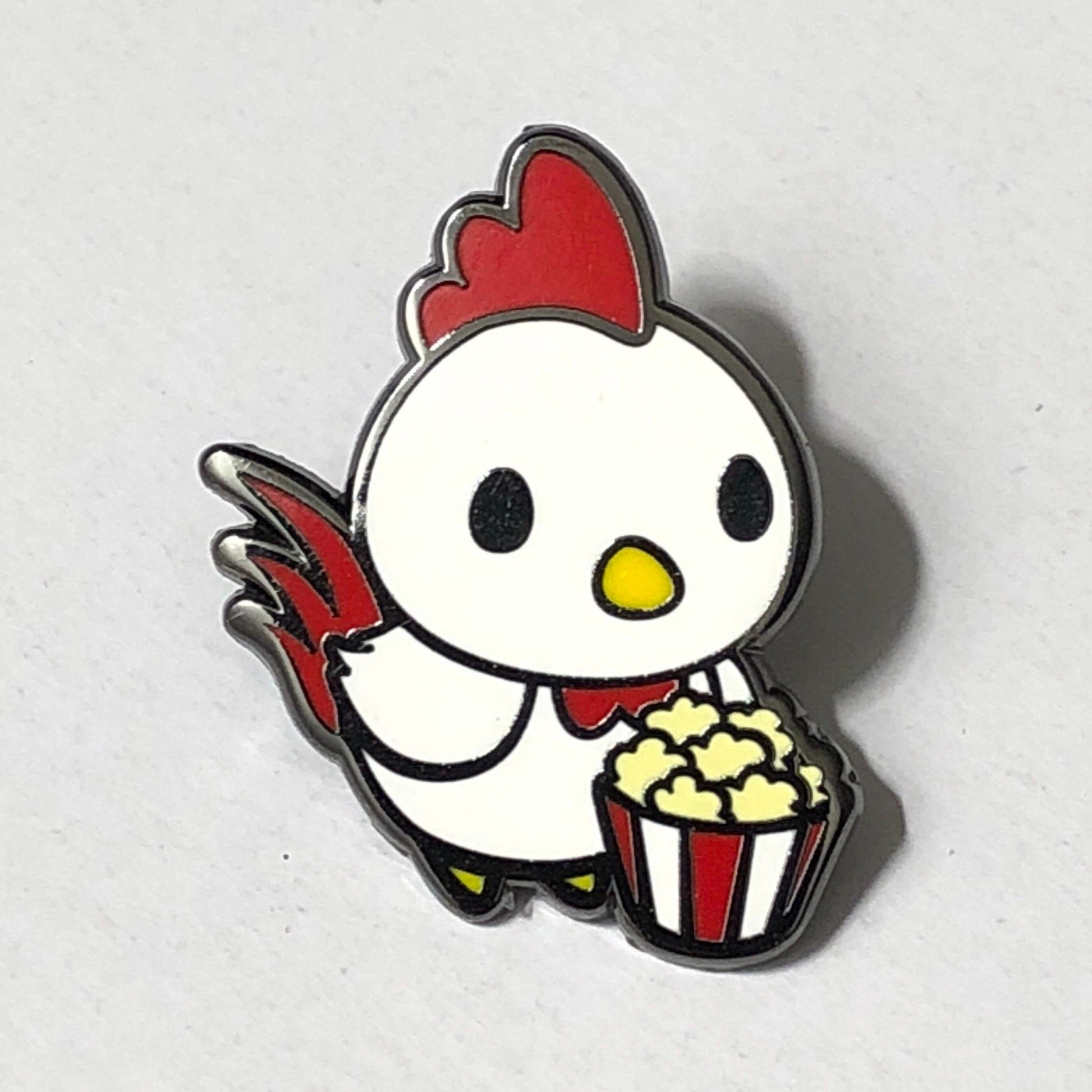 Popcorn Chicken Hard Enamel Pin