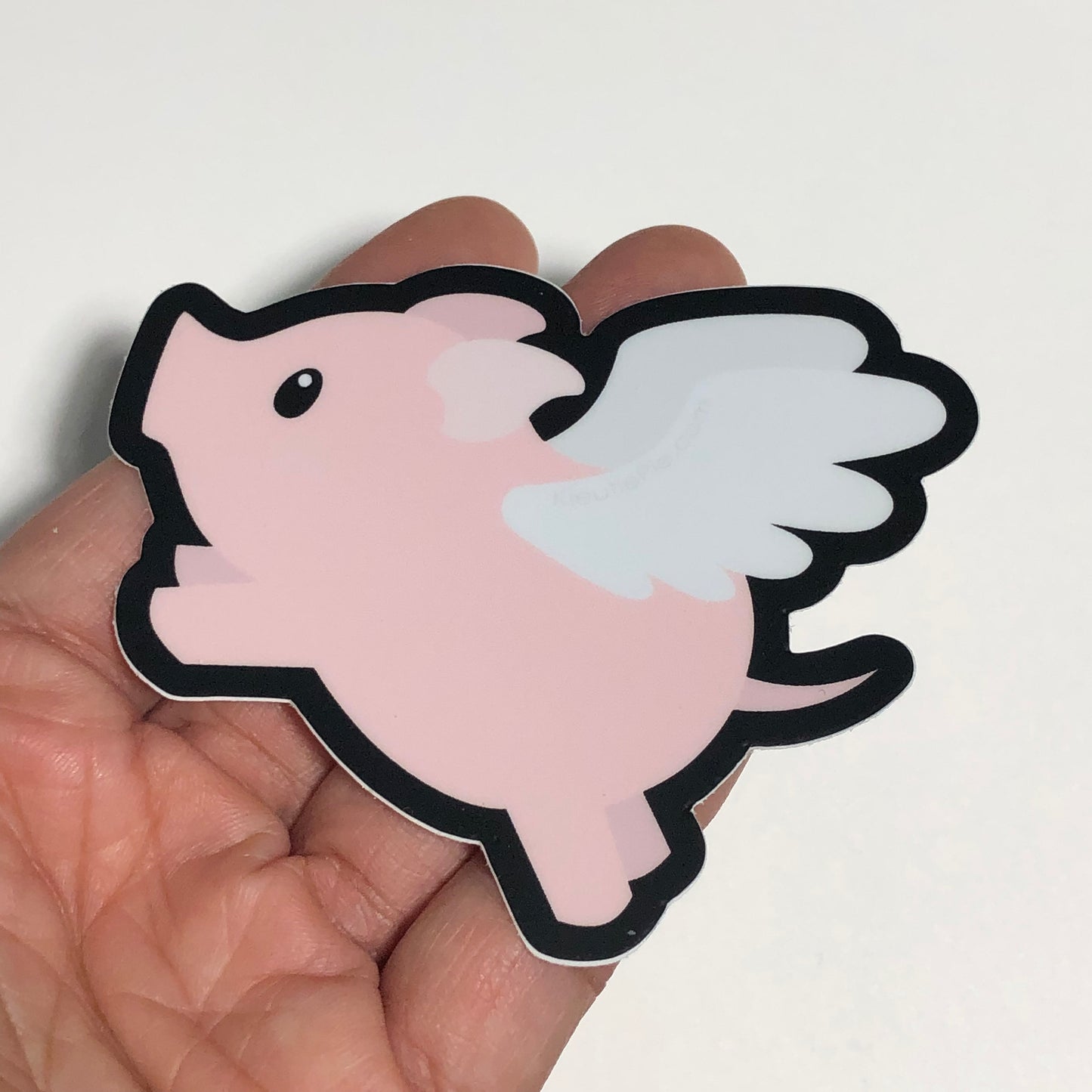 Pigasus Durable Weatherproof Die Cut Matte Vinyl Sticker - car decal, water bottle sticker, laptop sticker