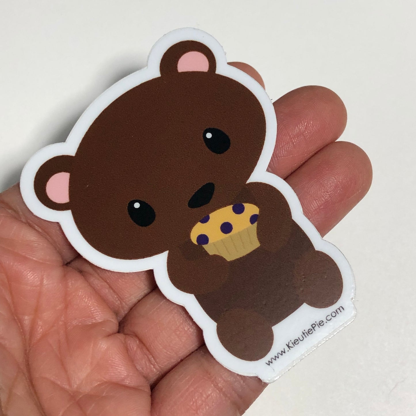 BlueBeary Muffin Durable Weatherproof Die Cut Matte Vinyl Sticker - car decal, water bottle sticker, laptop sticker