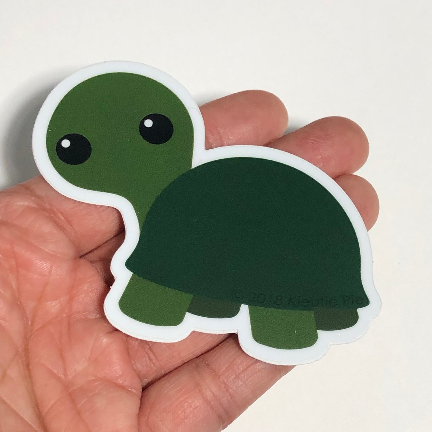 Tortoise Durable Weatherproof Die Cut Matte Vinyl Sticker - car decal, water bottle sticker, laptop sticker