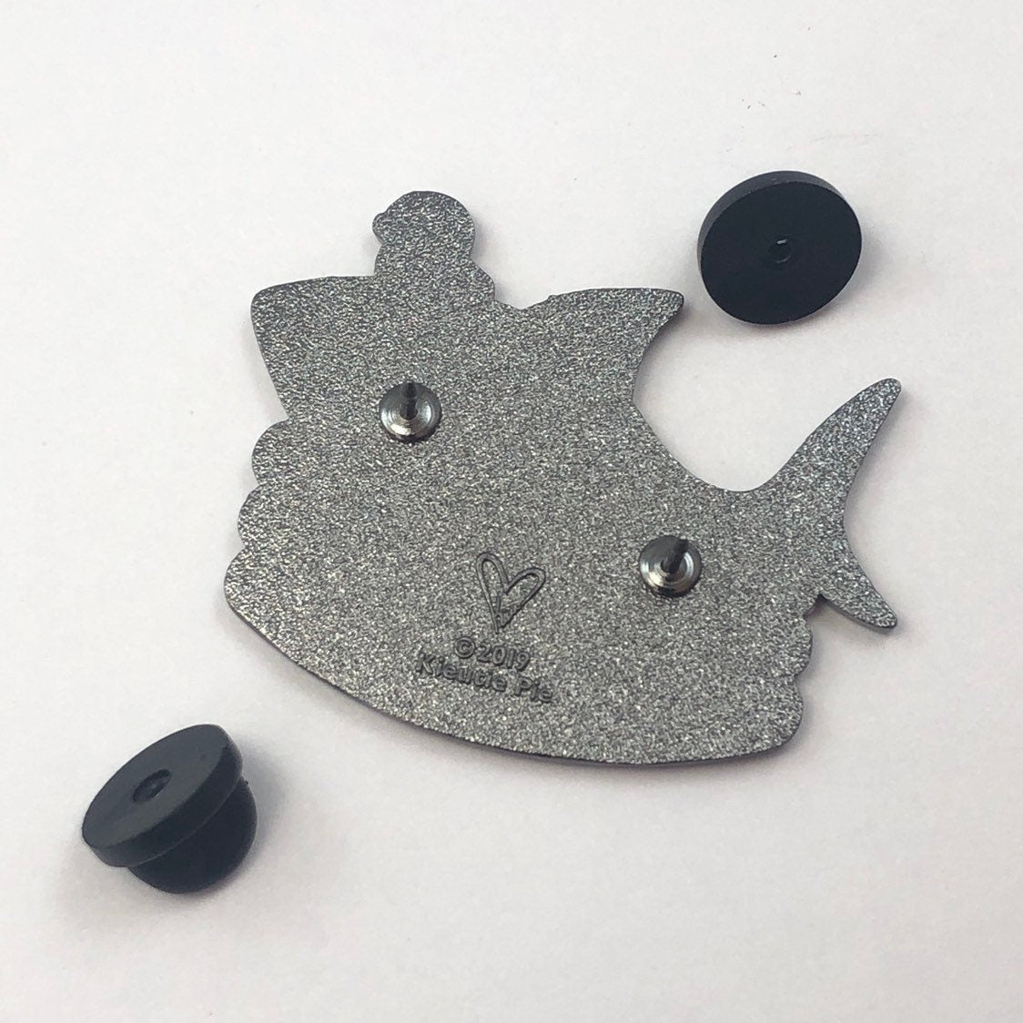 Pool shark hard enamel pin, shark pin, rubber ducky pin, cute shark, punny pin