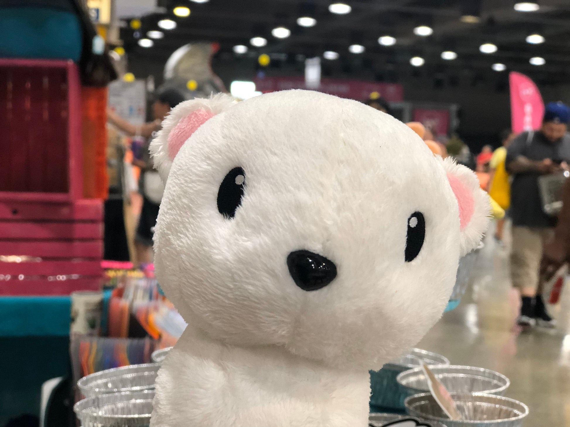 Snowy Bear Plush, Polar bear plushie, bear stuffed animal, stuffed toy, softie, baby bear plushie, collectible plush