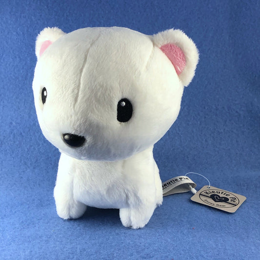 Snowy Bear Plush, Polar bear plushie, bear stuffed animal, stuffed toy, softie, baby bear plushie, collectible plush