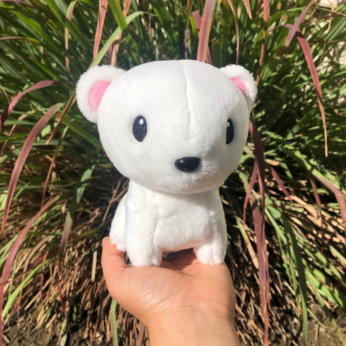 Snowy Bear Plush, Polar bear plushie, bear stuffed animal, stuffed toy, softie, baby bear plushie, collectible plush