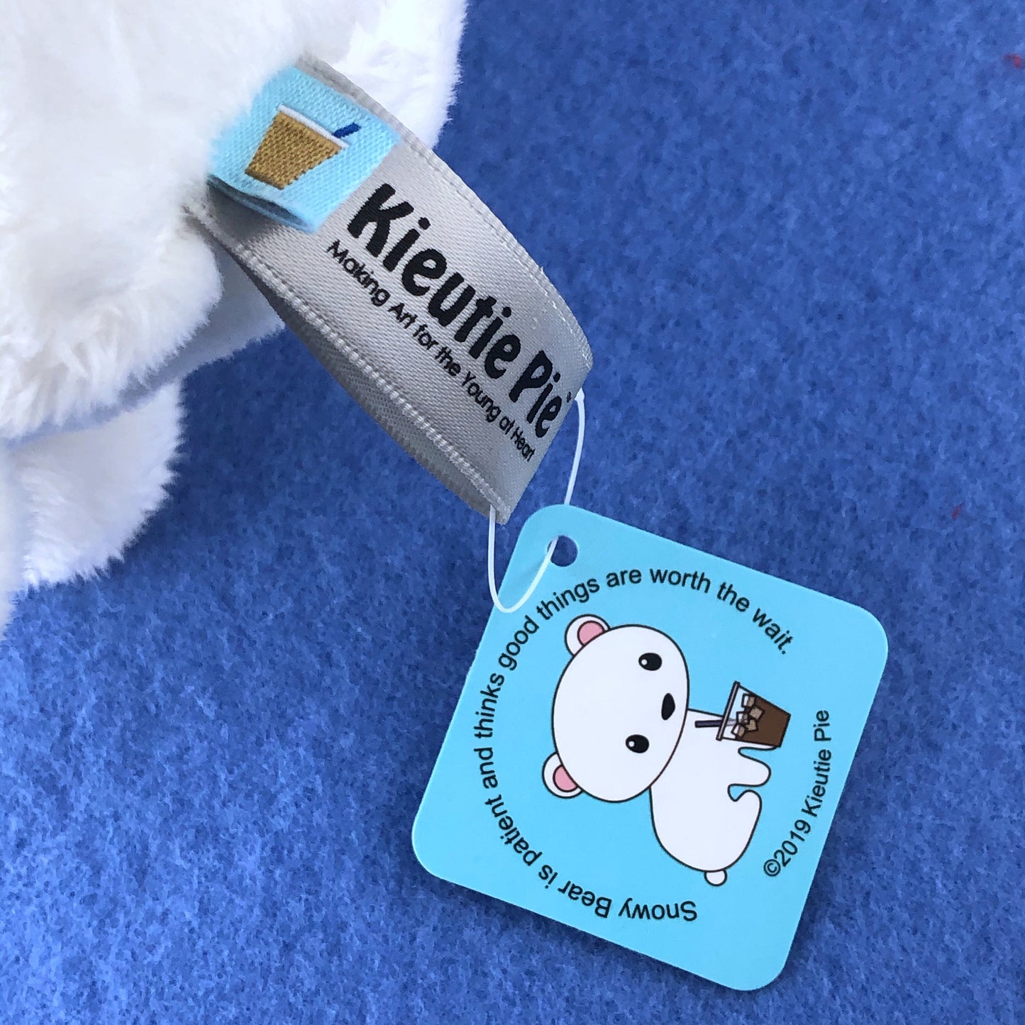 Snowy Bear Plush, Polar bear plushie, bear stuffed animal, stuffed toy, softie, baby bear plushie, collectible plush