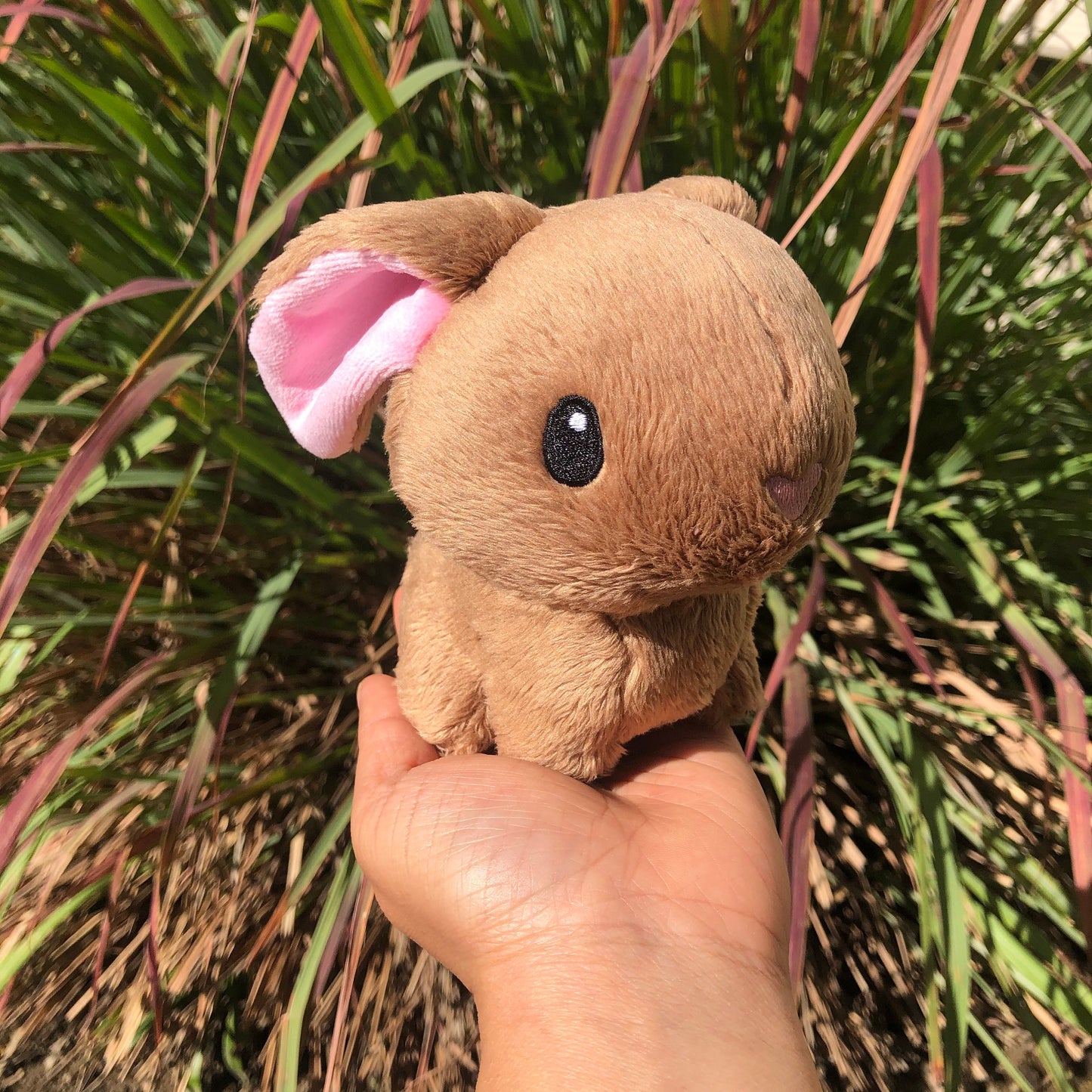 Cocoa Bunny Plush, bunny plushie, bunny stuffed animal, stuffed toy, softie, rabbit plushie, collectible plush