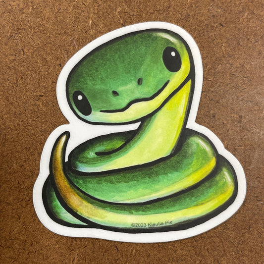 Snake (Zodiac series) - Durable Weatherproof Die Cut Matte Vinyl Sticker for car, water bottle, laptop