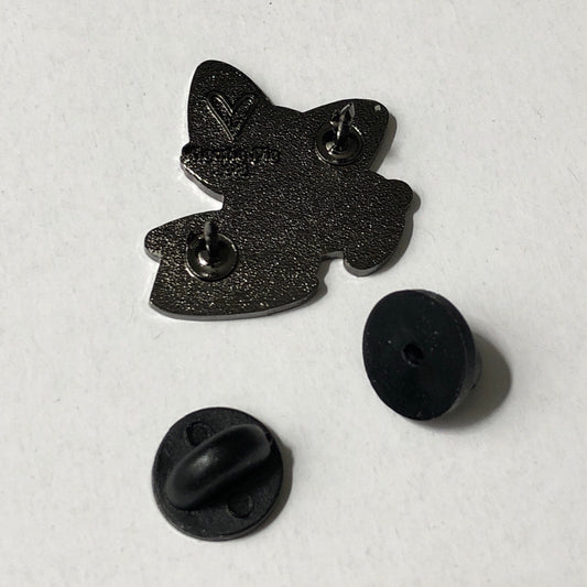 Pupperoni Pizza - Red Corgi - Hard Enamel Pin 1"