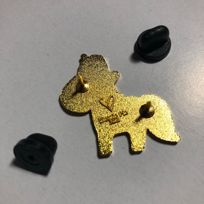 Brown Magical Unicorn - Hard Enamel Pin, Brown Unicorn Enamel Pin