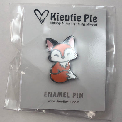 Coffee Fox Hard Enamel Pin 1.25"