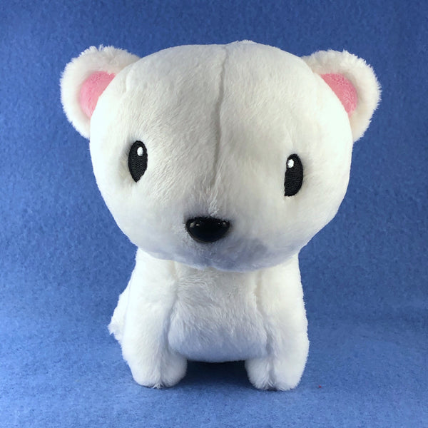 Snowy Bear Plush, Polar bear plushie, bear stuffed animal, stuffed toy, softie, baby bear plushie, collectible plush