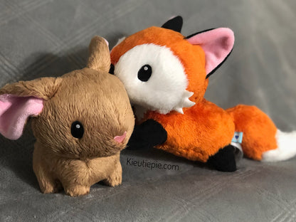 Cocoa Bunny Plush, bunny plushie, bunny stuffed animal, stuffed toy, softie, rabbit plushie, collectible plush