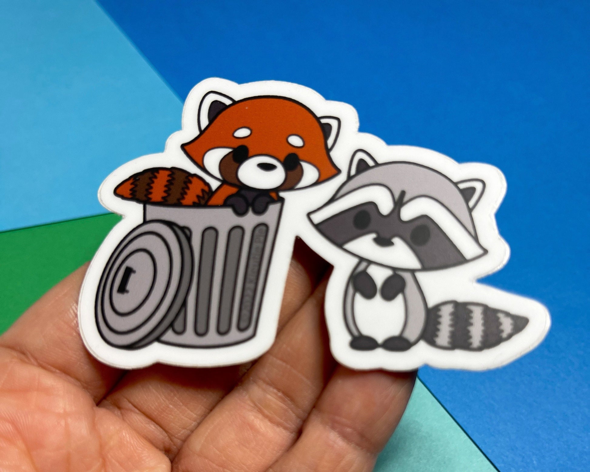 Trash Pandas (Imposter Syndrome ) Durable Weatherproof Die Cut Matte Vinyl Sticker - car, water bottle, laptop